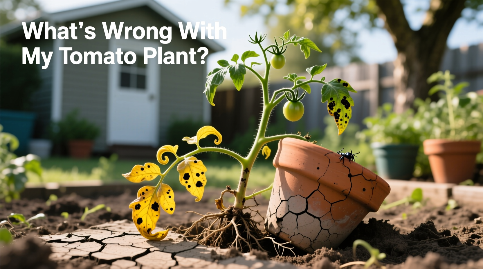 three answers question whats wrong my tomato plant