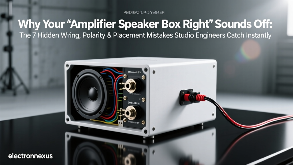 Why Your 'Amplifier Speaker Box Right' Sounds Off: The 7 Hidden Wiring, Polarity & Placement Mistakes Studio Engineers Catch Instantly