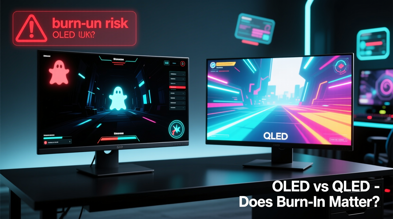 Oled Vs Qled Monitors For Gaming Does The Burn In Risk Actually Matter 