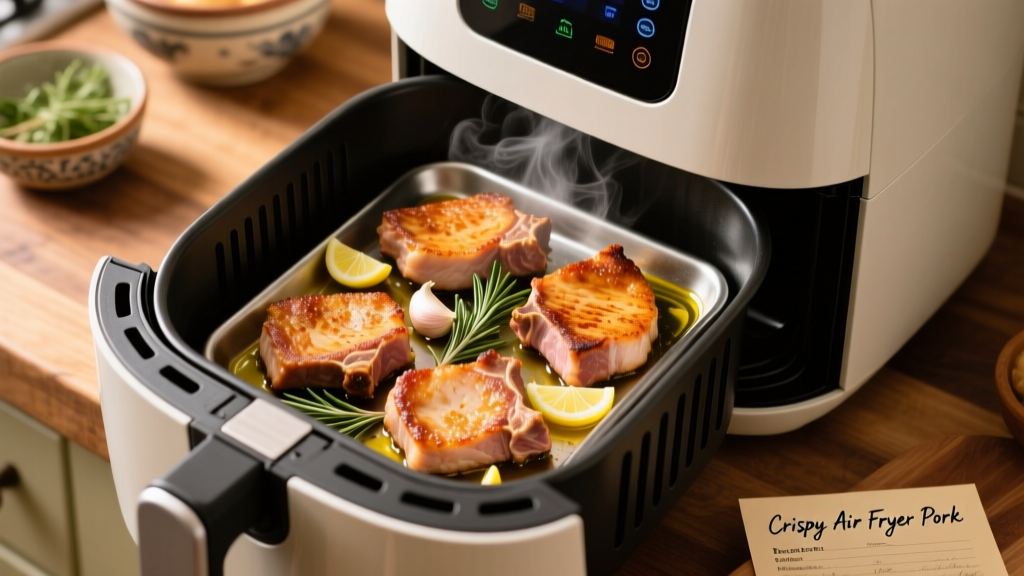 Crispy Air Fryer Boneless Pork Chops (No Dryness!)