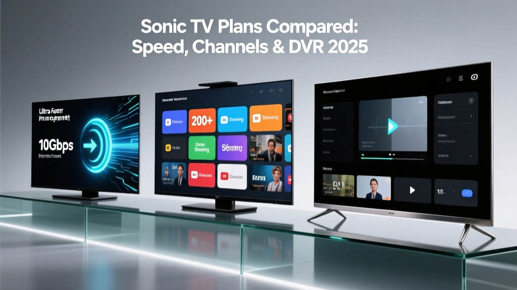 Sonic TV Plans Compared: Speed, Channels & DVR 2025