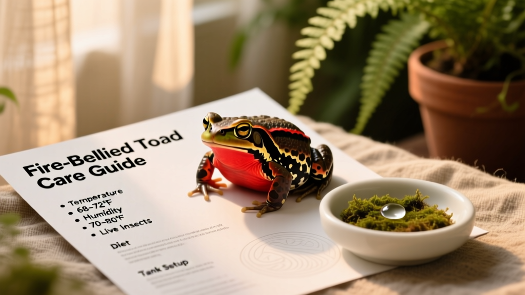 Fire-Bellied Toad Care Sheet