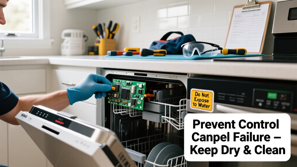 How to Prevent Dishwasher Control Panel Failure