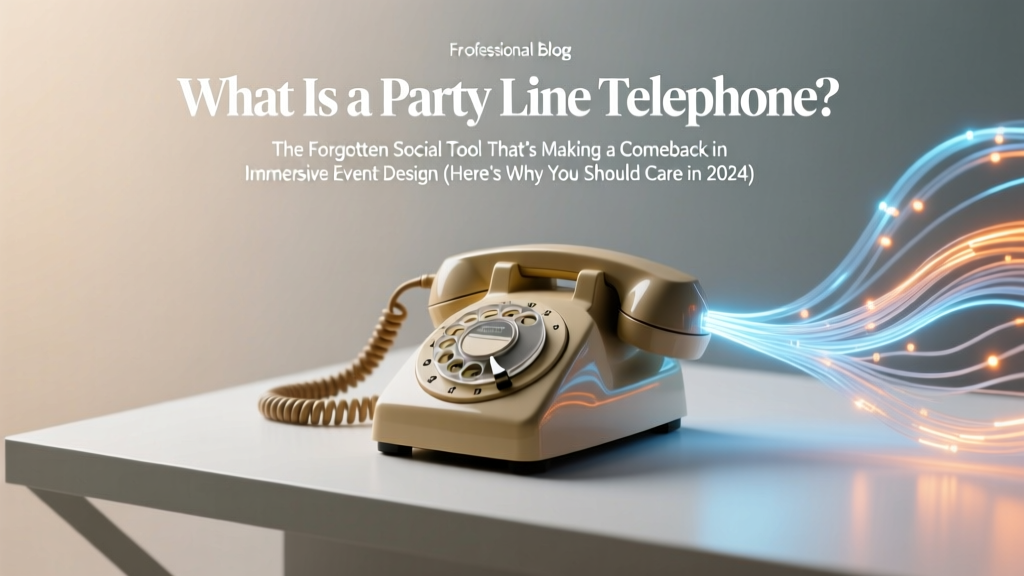 Party Line Telephone: Vintage Tech for Modern Events (2026)