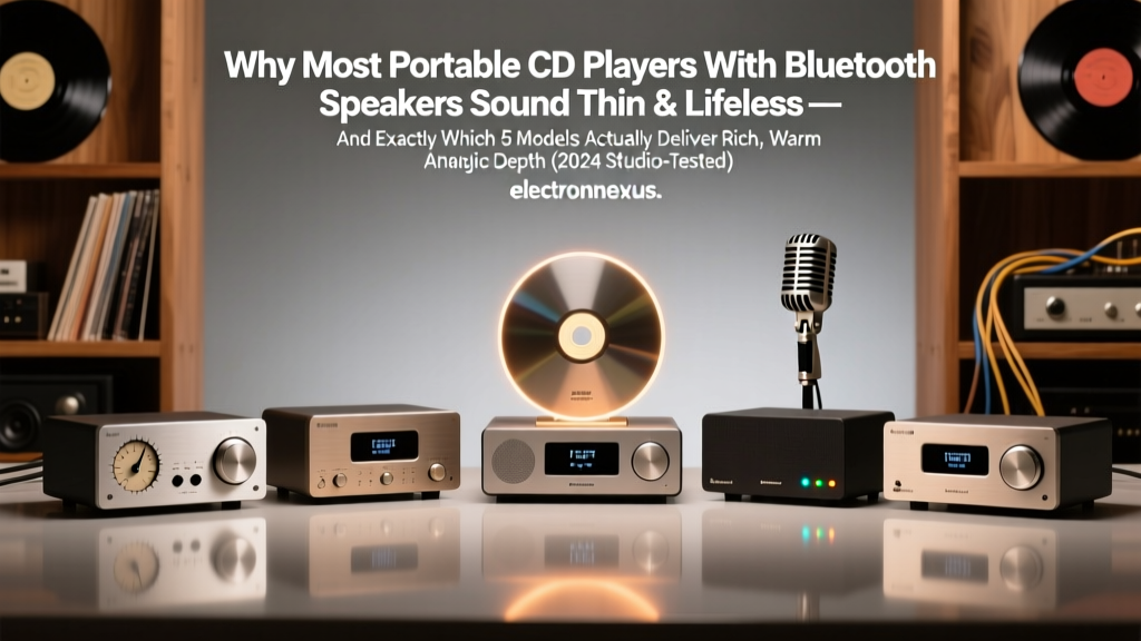 Why Most Portable Cd Players With Bluetooth Speakers Sound Thin & Lifeless — And Exactly Which 5 Models Actually Deliver Rich, Warm Analog Depth (2024 Studio-Tested)
