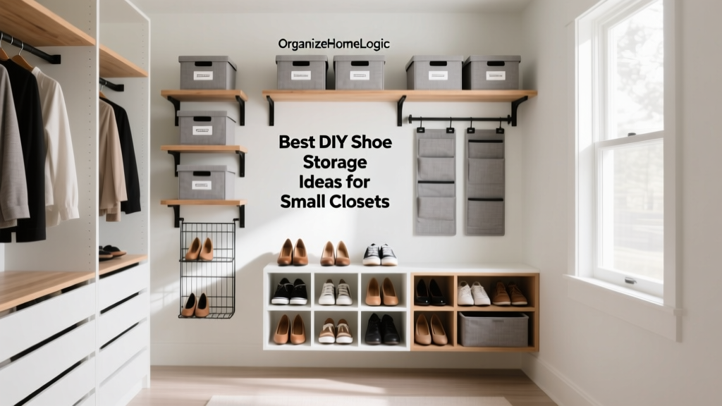 Best DIY Shoe Storage Ideas for Small Closets