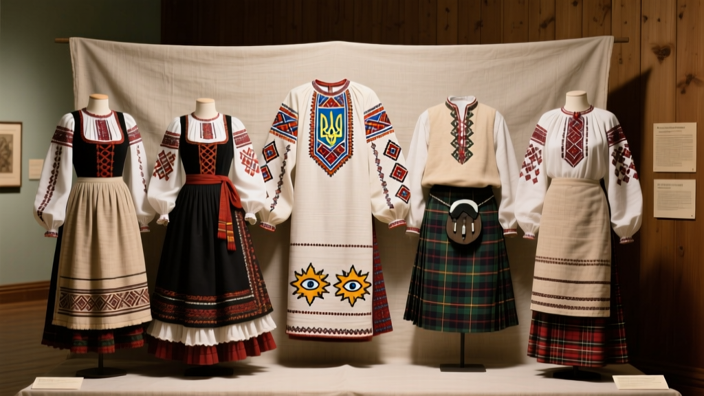 Ukrainian Vyshyvanka Geometric Embroidery And Protective Symbol System