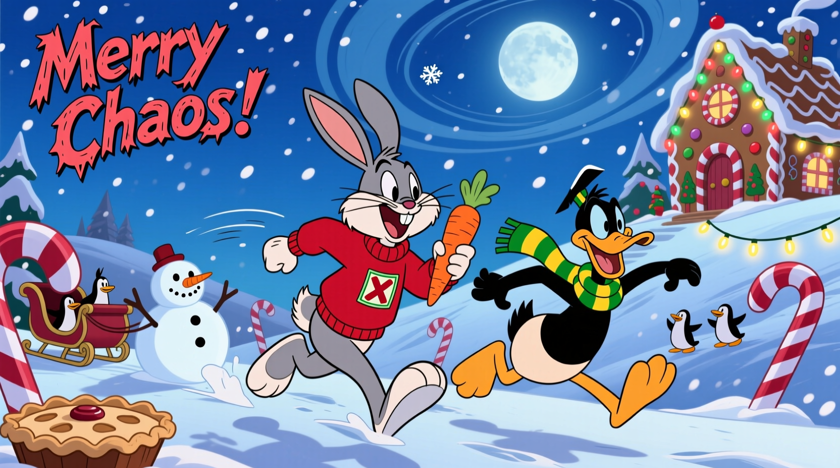 a looney tunes christmas
