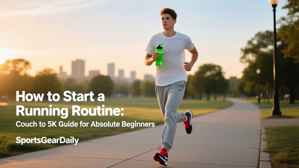 How to Start a Running Routine: Couch to 5K Guide for Absolute Beginners