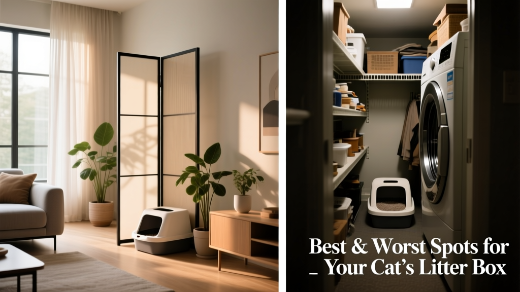 Where Should You Put Your Cat's Litter Box? The Best (and Worst) Spots