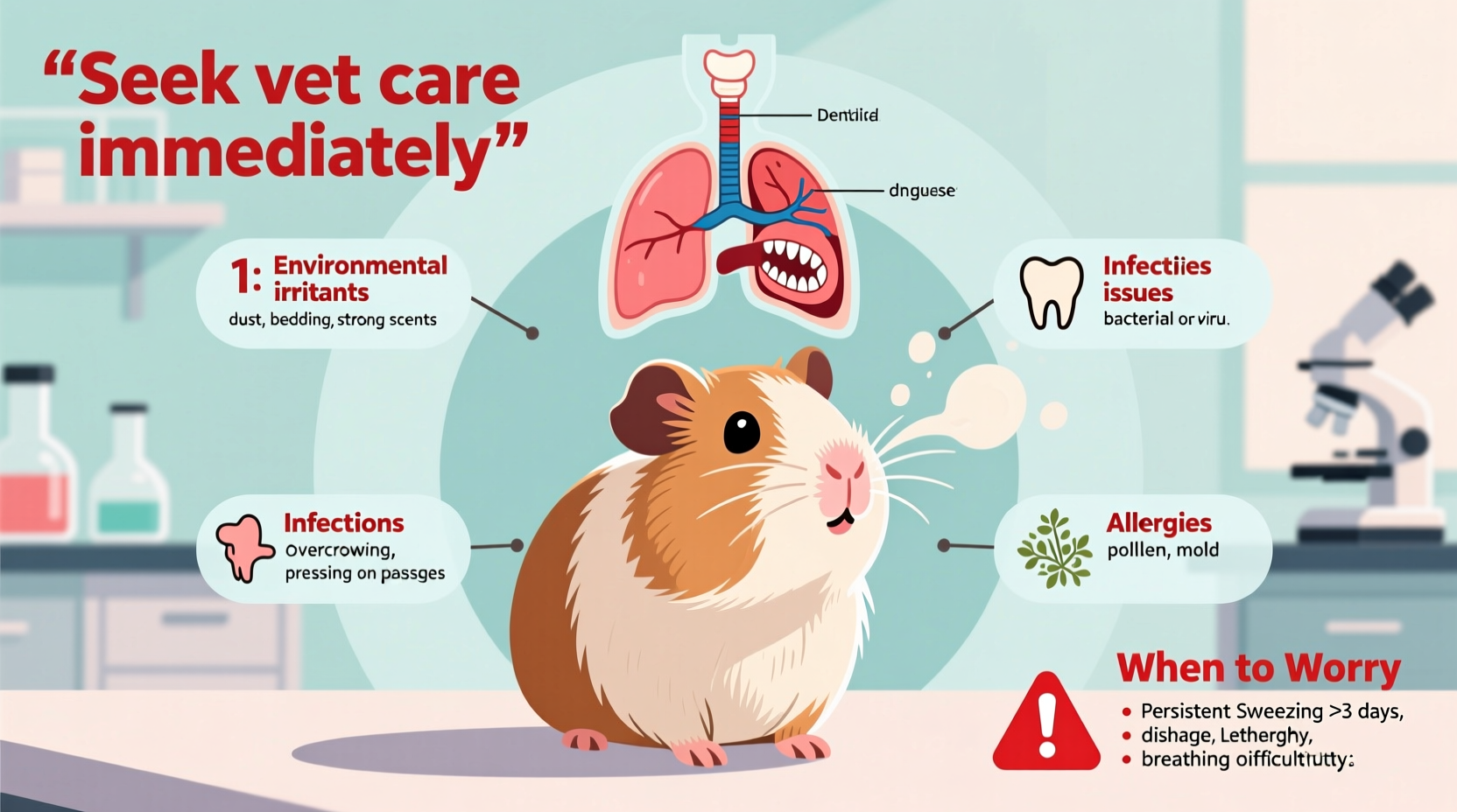 why is my guinea pig sneezing possible causes and when to worry