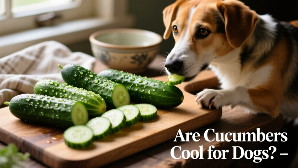 Are Cucumbers Cool for Dogs?