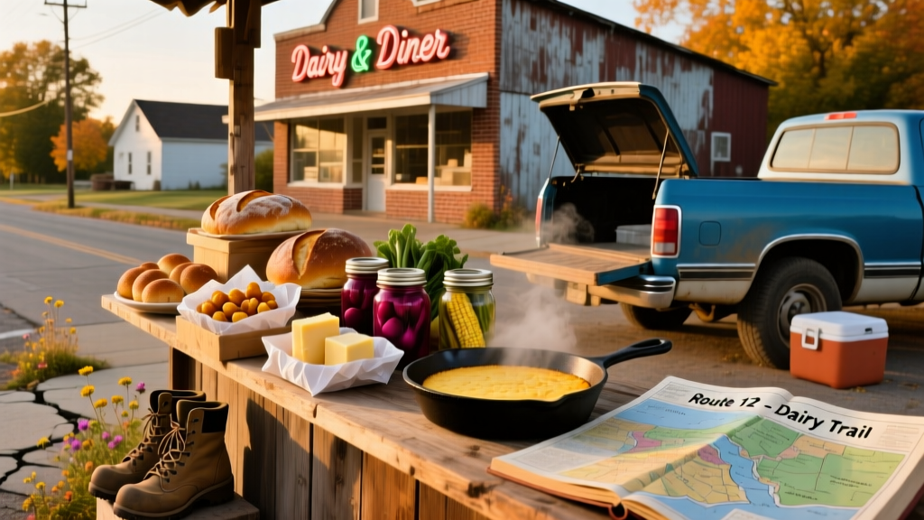 Road Tripping Through Small Town Wisconsin: Cheese Curds, Rustic Diners, and Unexpected Flavors