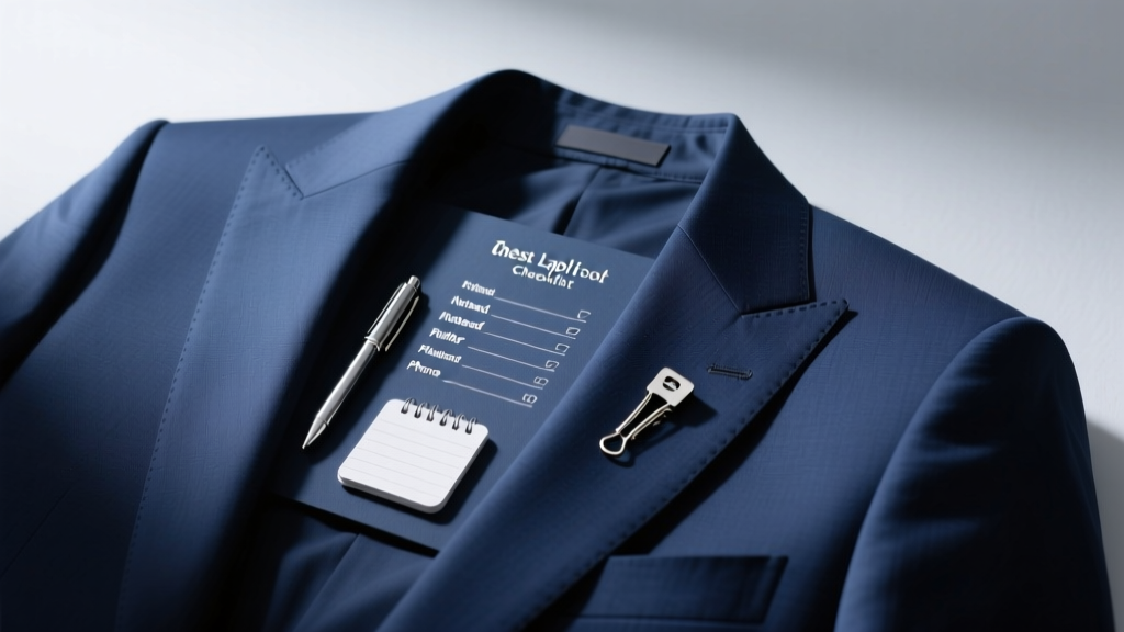 Chest Lapel Tools Checklist: Precision Instruments for Tailoring, Bespoke Fit, and Quality Control