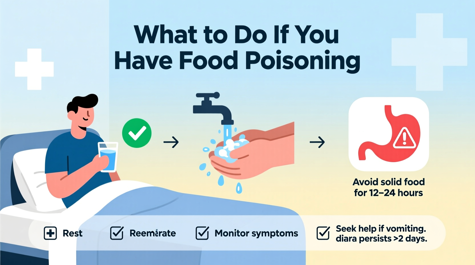 Immediate Actions for Food Poisoning: What to Do Now