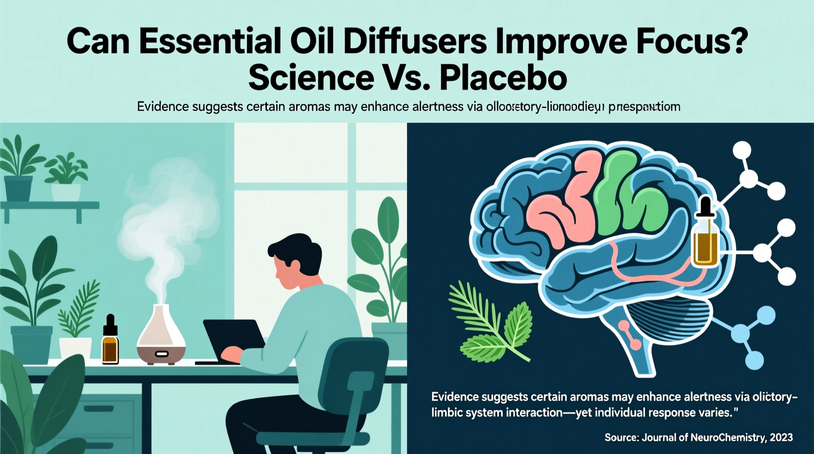 can essential oil diffusers really improve focus or is it all placebo