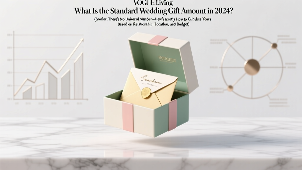Wedding Gift Amount 2026: Real Data & How to Calculate