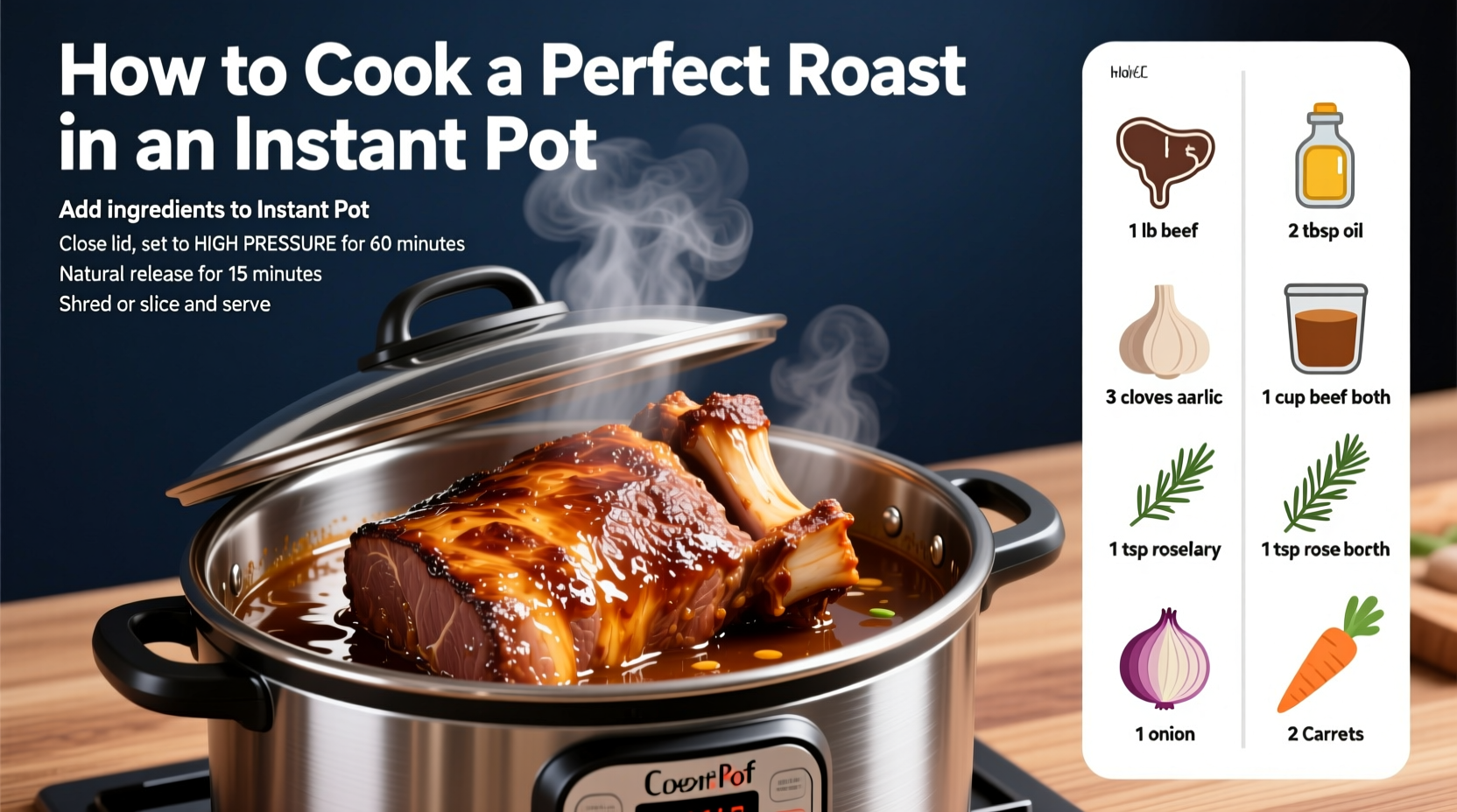 how to cook a roast in an instant pot
