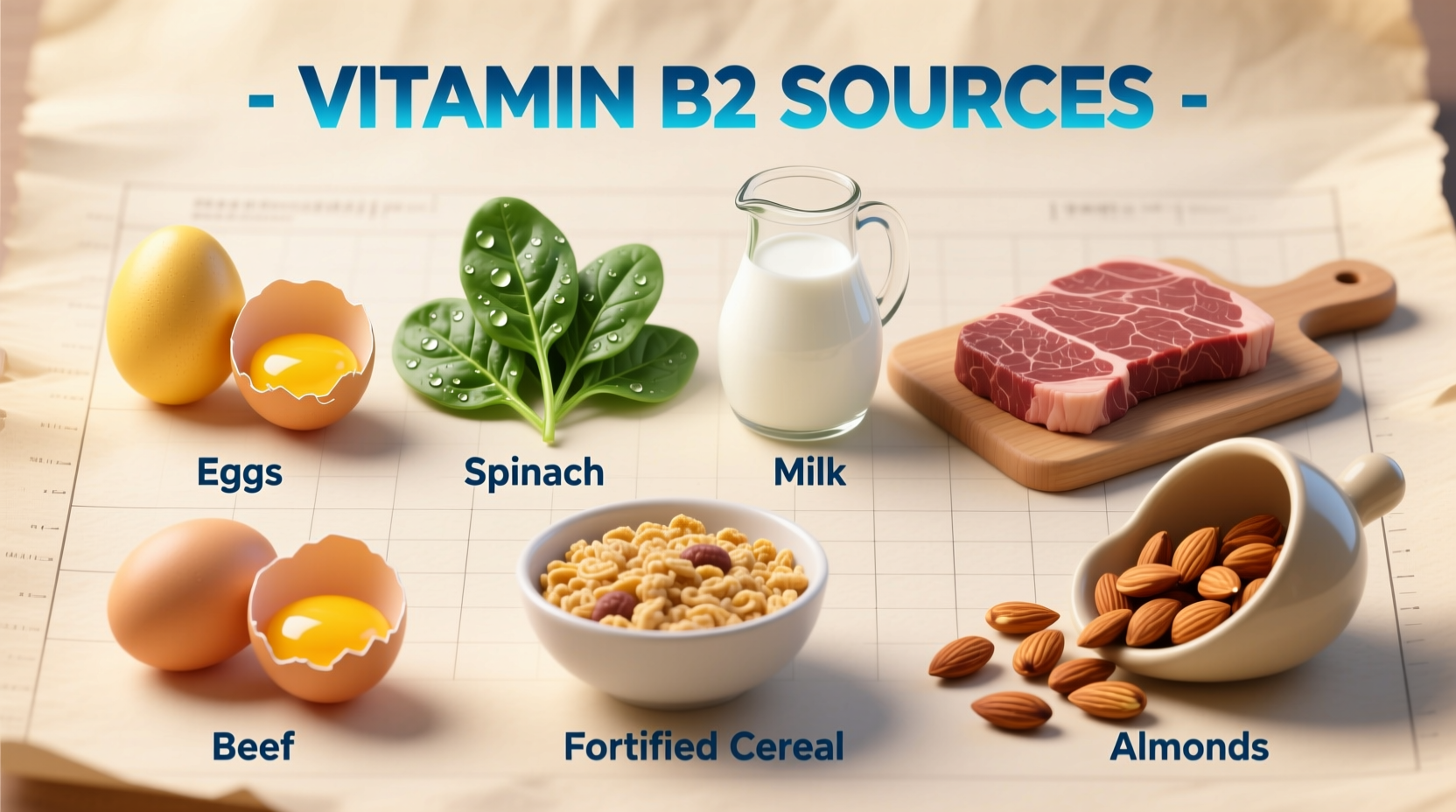 Vitamin B2 Food Sources: Top Natural Riboflavin-Rich Options
