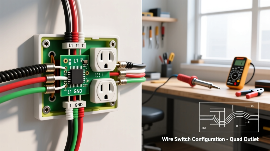 Troubleshooting a Quad Electrical Outlet: Dead Plugs & Trips