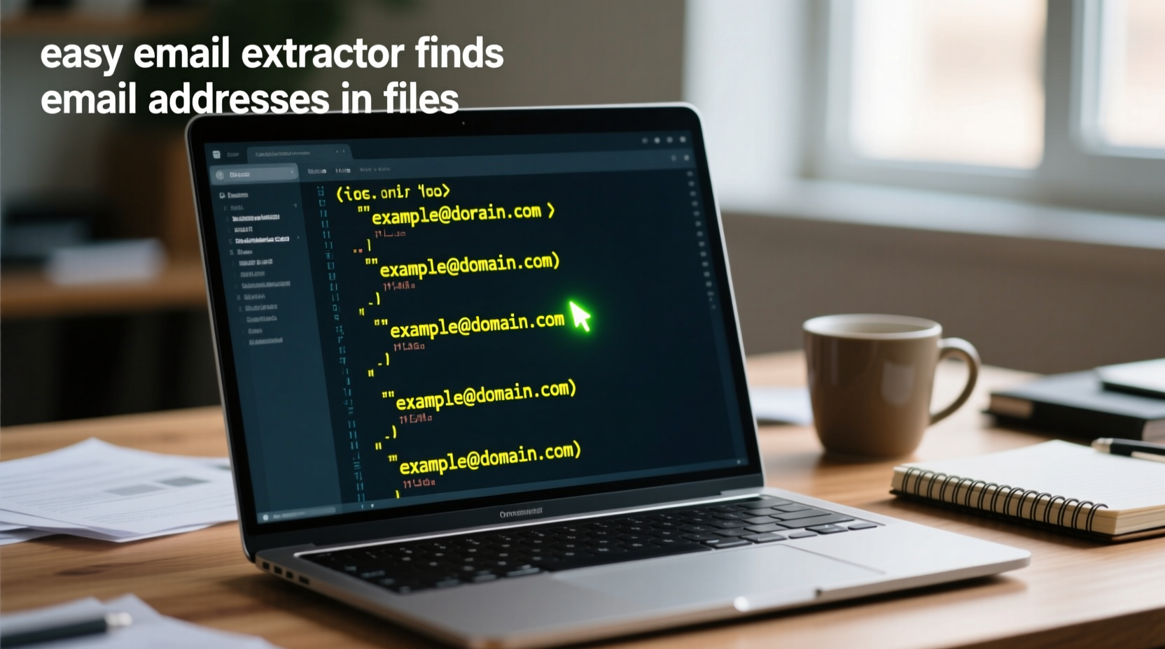 easy email extractor finds email addresses in files fo
