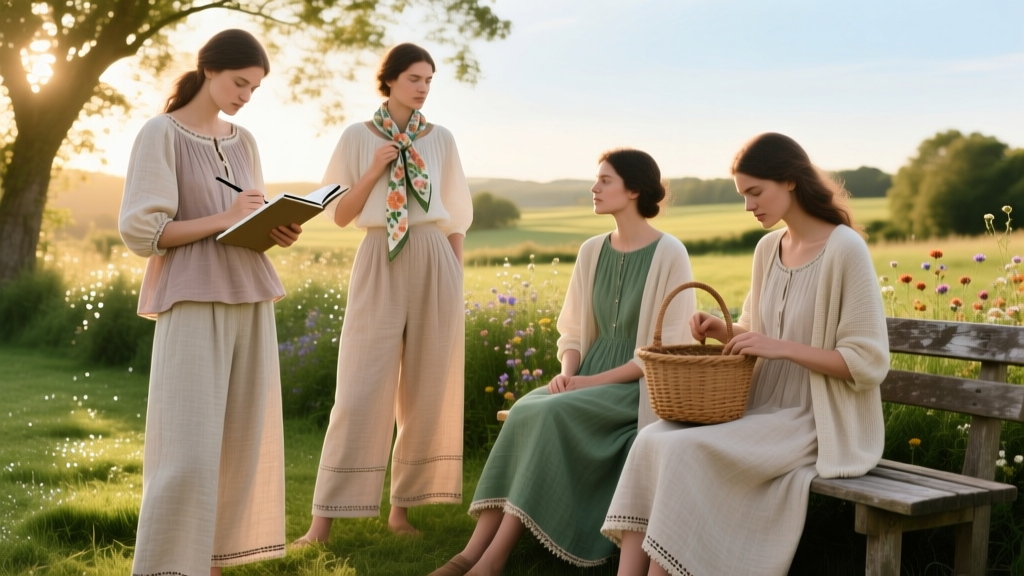 Cottagecore Styling with Linen & Cotton: Effortless & Ethical