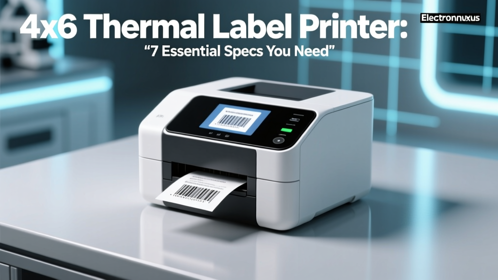 4x6 Thermal Label Printer: 7 Essential Specs You Need