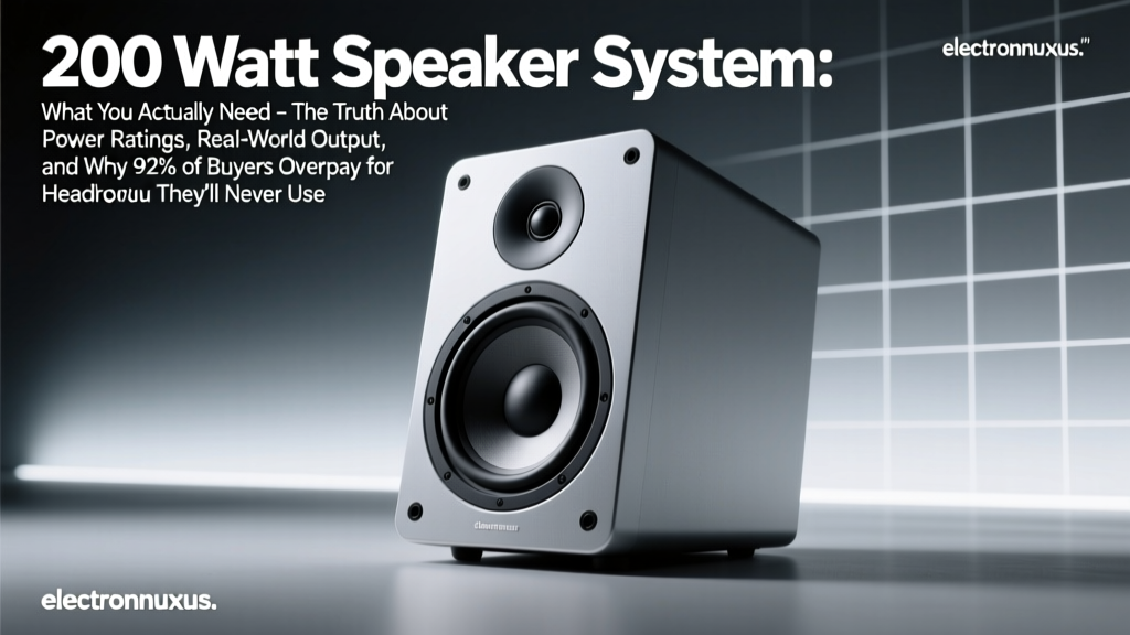 200 Watt Speaker System What You Actually Need: The Truth About Power Ratings, Real-World Output, and Why 92% of Buyers Overpay for Headroom They’ll Never Use