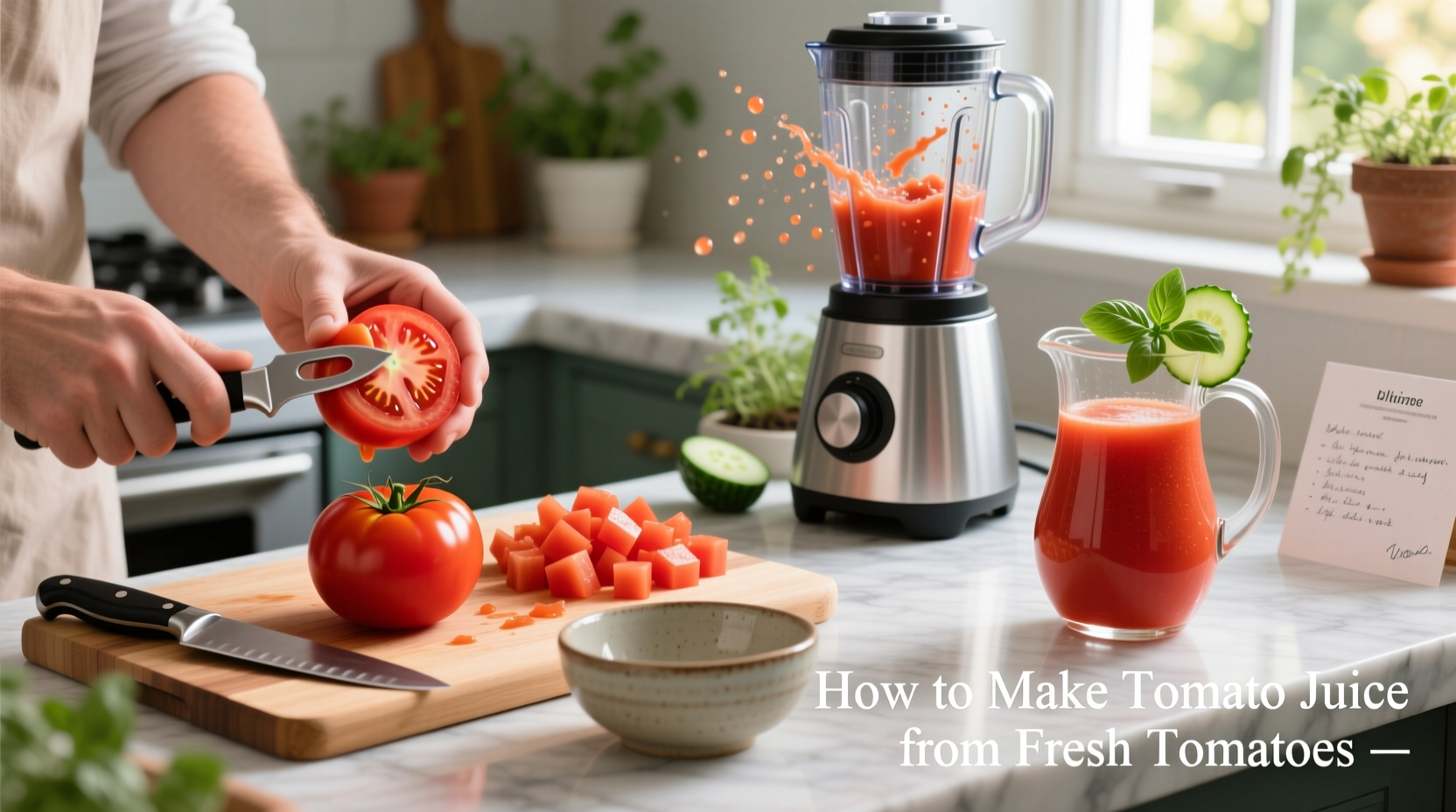 Fresh Tomato Juice: Simple 5-Step Recipe from Garden Tomatoes