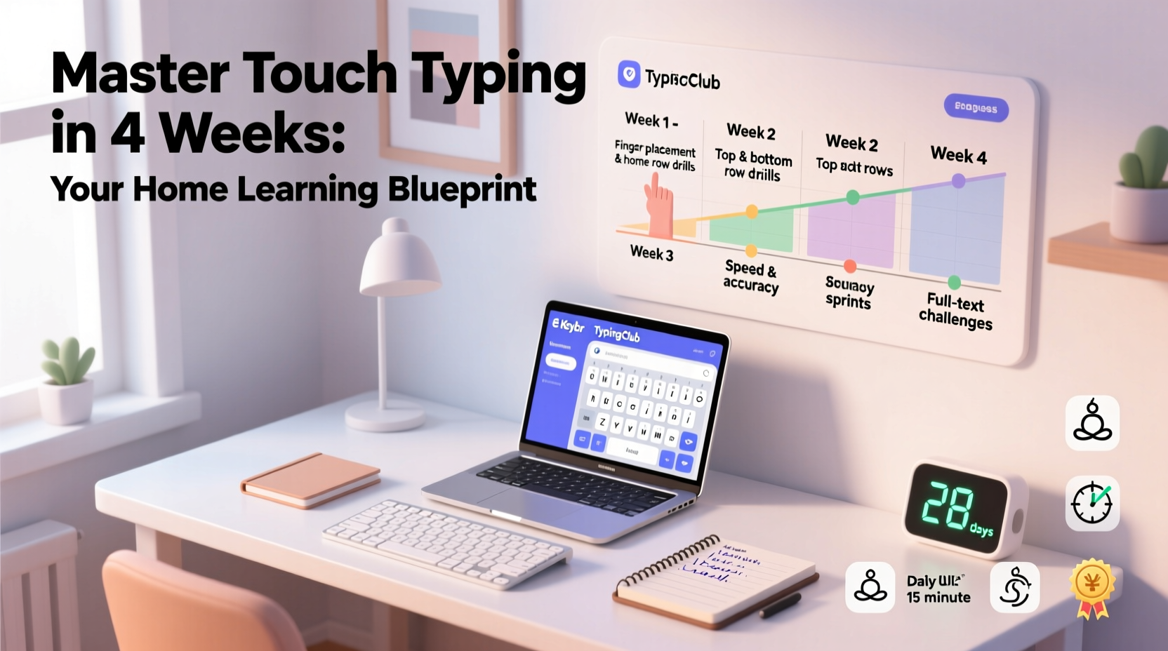 how to teach yourself touch typing at home in under four weeks