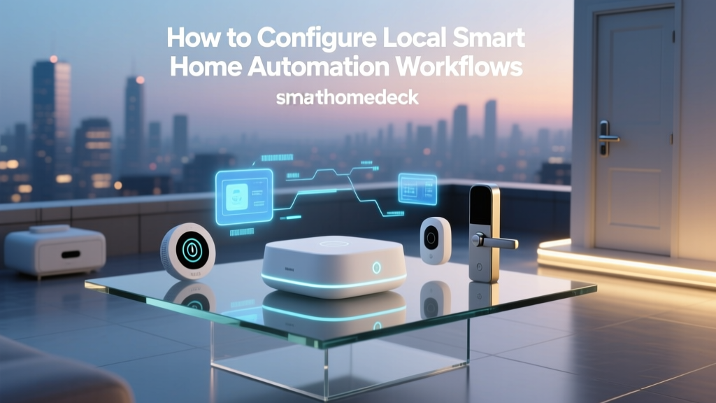 How to Configure Local Smart Home Automation Workflows