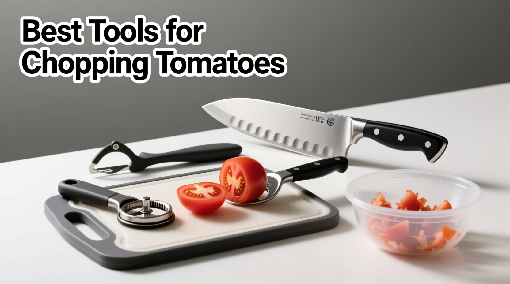 best tools for chopping tomatoes quickly and easily
