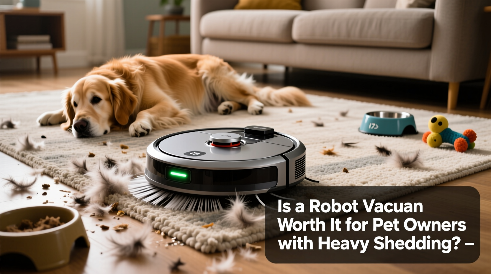 is a robot vacuum worth it for pet owners with heavy shedding