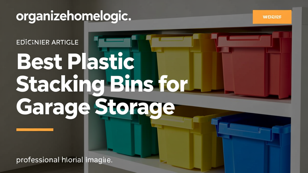 Best Plastic Stacking Bins for Garage Storage
