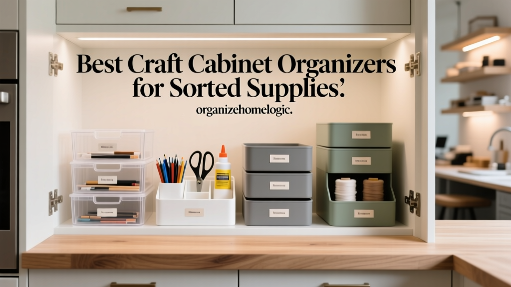 Best Craft Cabinet Organizers for Sorted Supplies