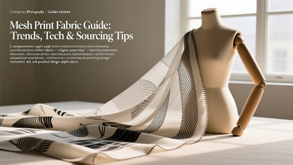 Mesh Print Fabric Guide: Trends, Tech & Sourcing Tips