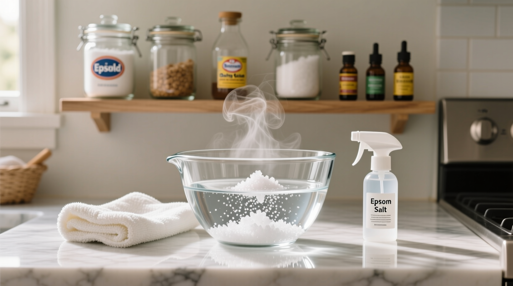how to use epsom salts to clean a home