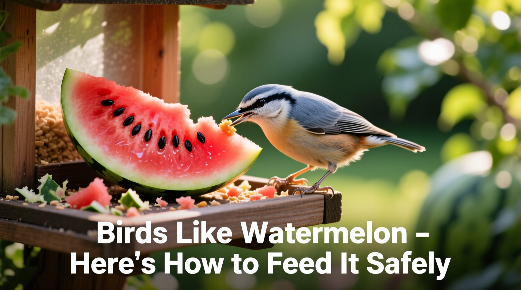 do birds like watermelon