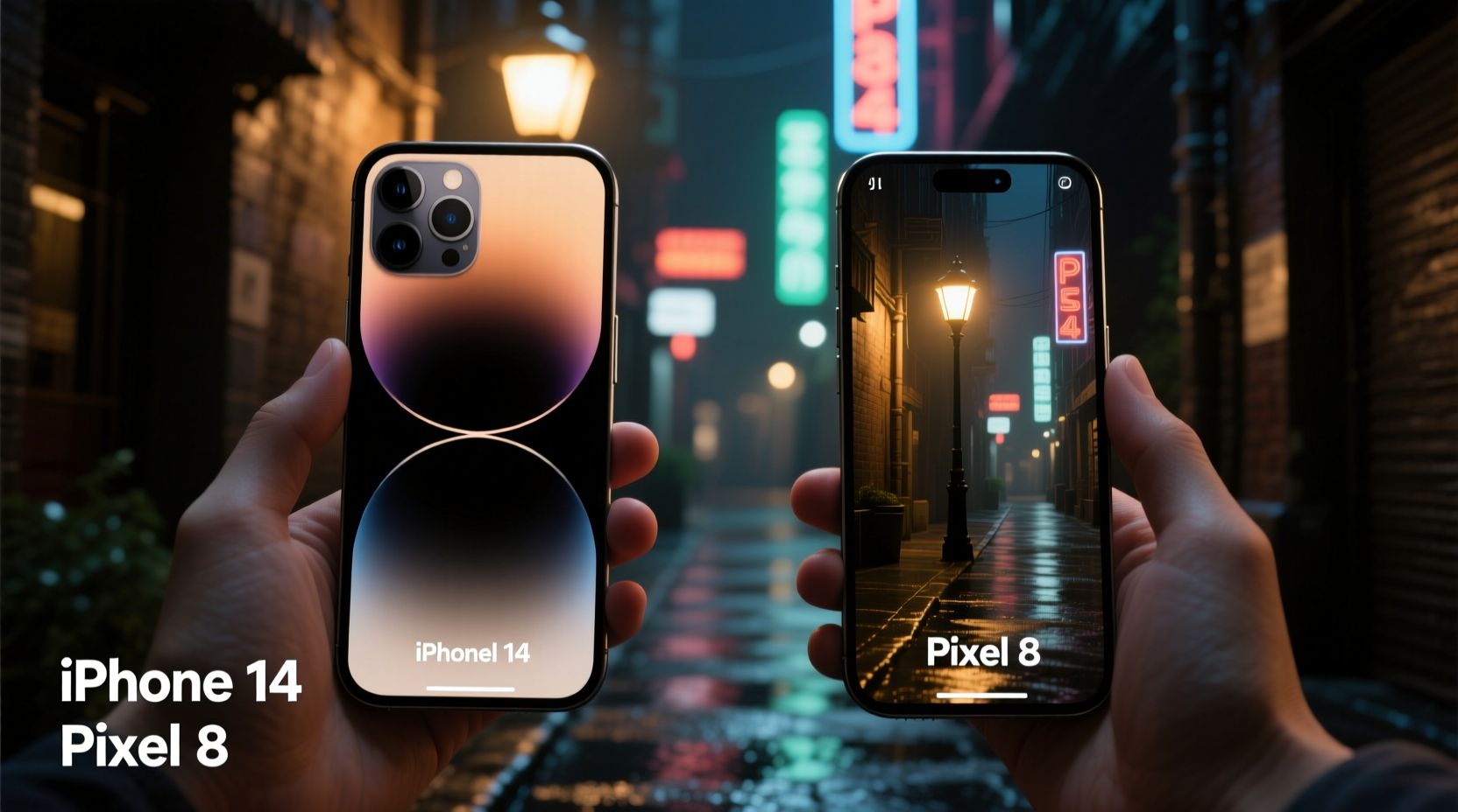 iphone 14 vs pixel 8 camera which actually performs better in low light