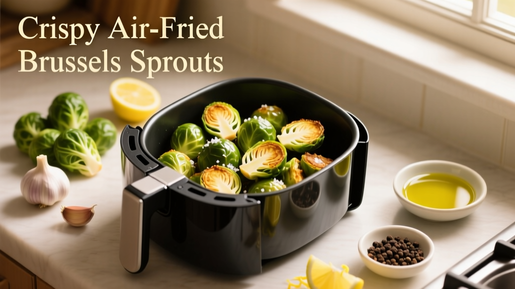 Best Air Fried Brussels Sprouts Recipe (Crispy & Simple)