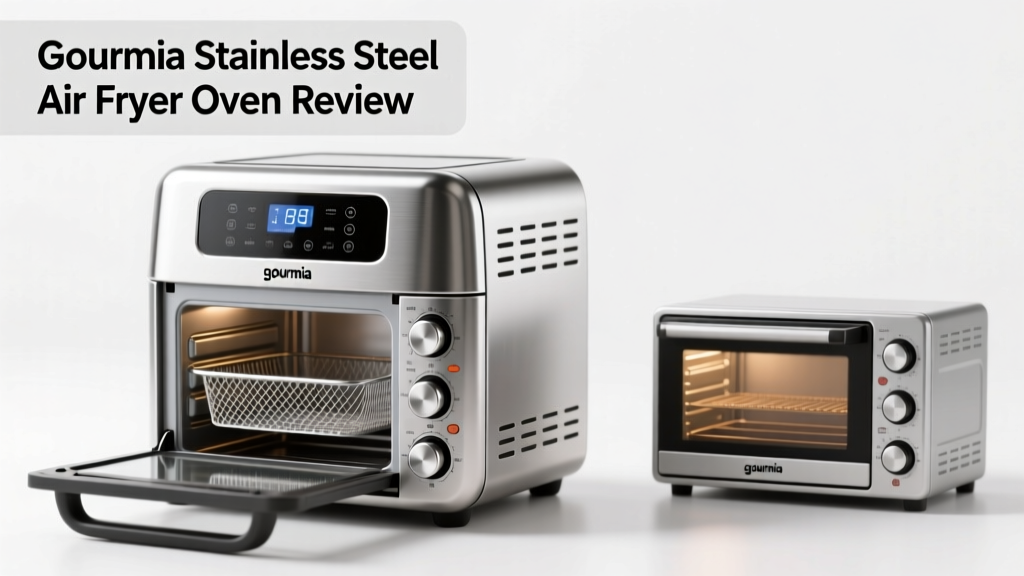 Gourmia Stainless Steel Air Fryer Oven Review