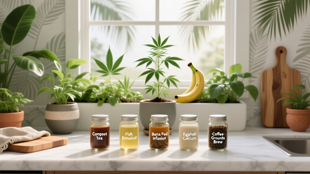 Tropical Homemade Fertilizer for Indoor Cannabis