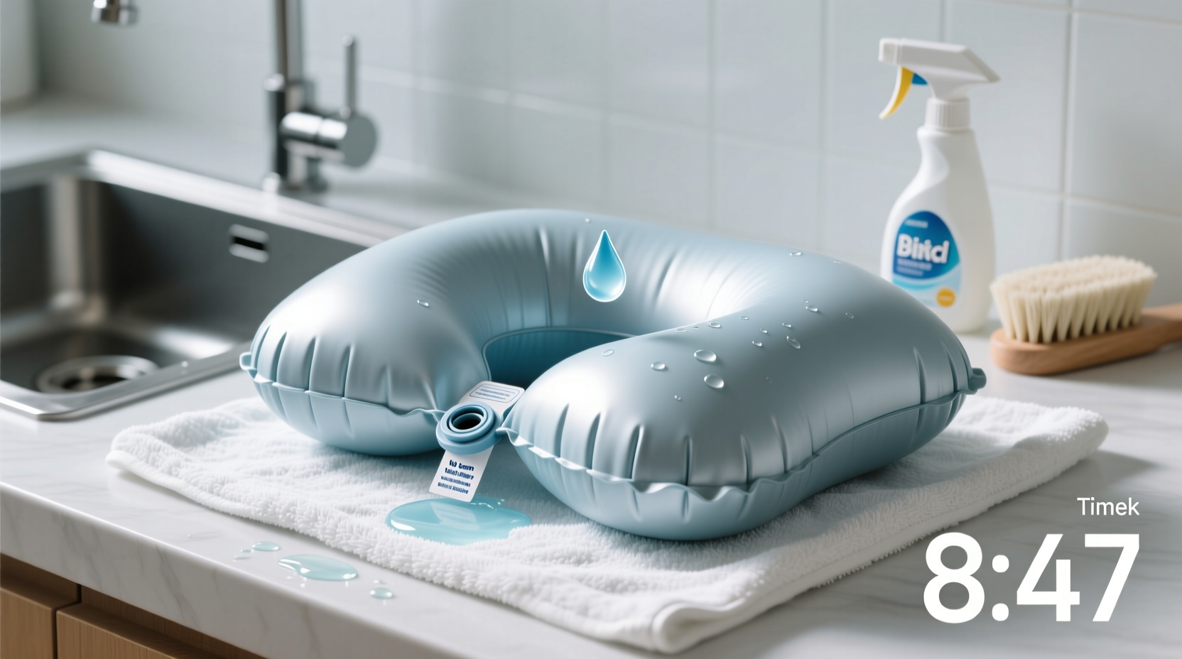 how to wash inflatable travel pillows safely