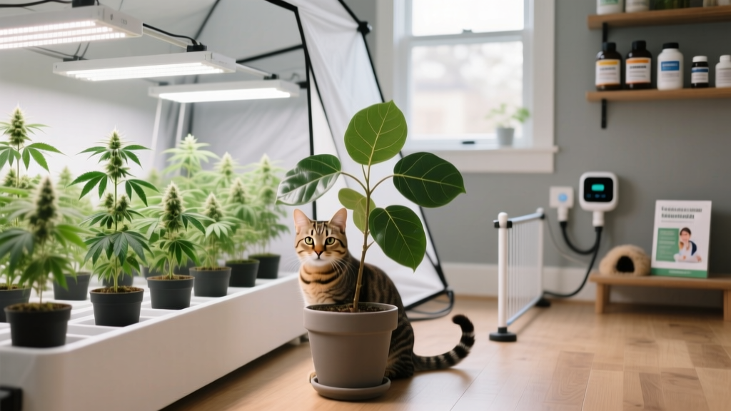 Cannabis Indoors with Cats: Vet-Approved Safety (2026)