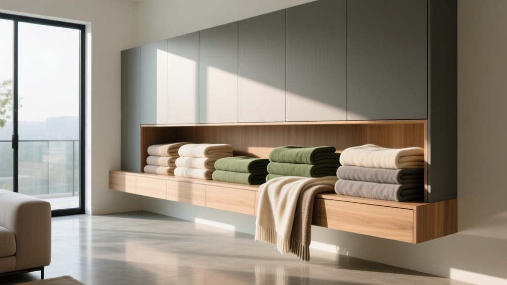 Creative Living Room Blanket Storage Ideas