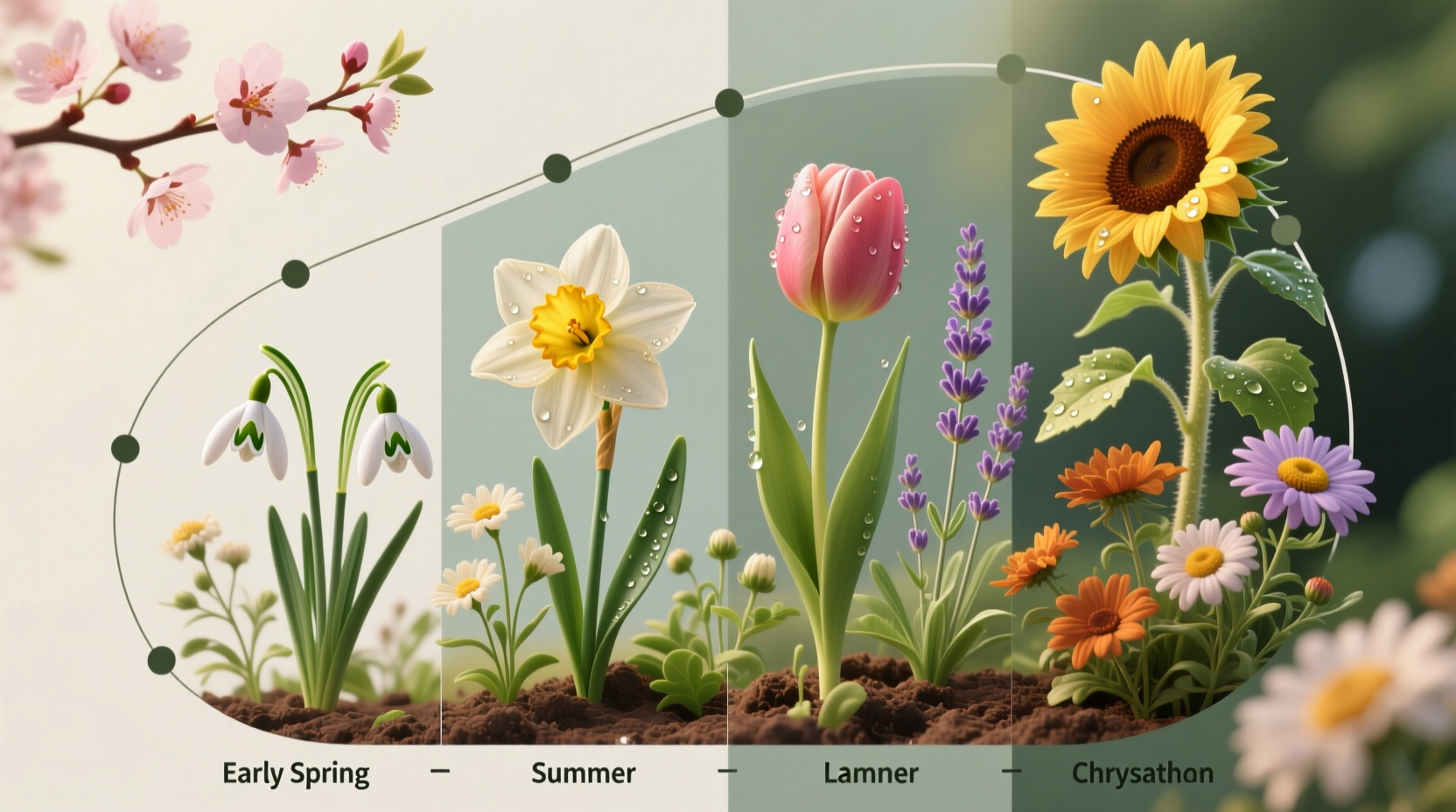 when do flowers start blooming