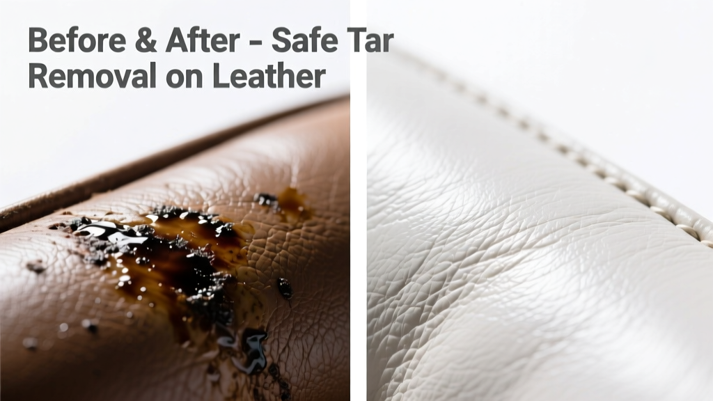 How to Remove Tar from Leather Safely and Effectively