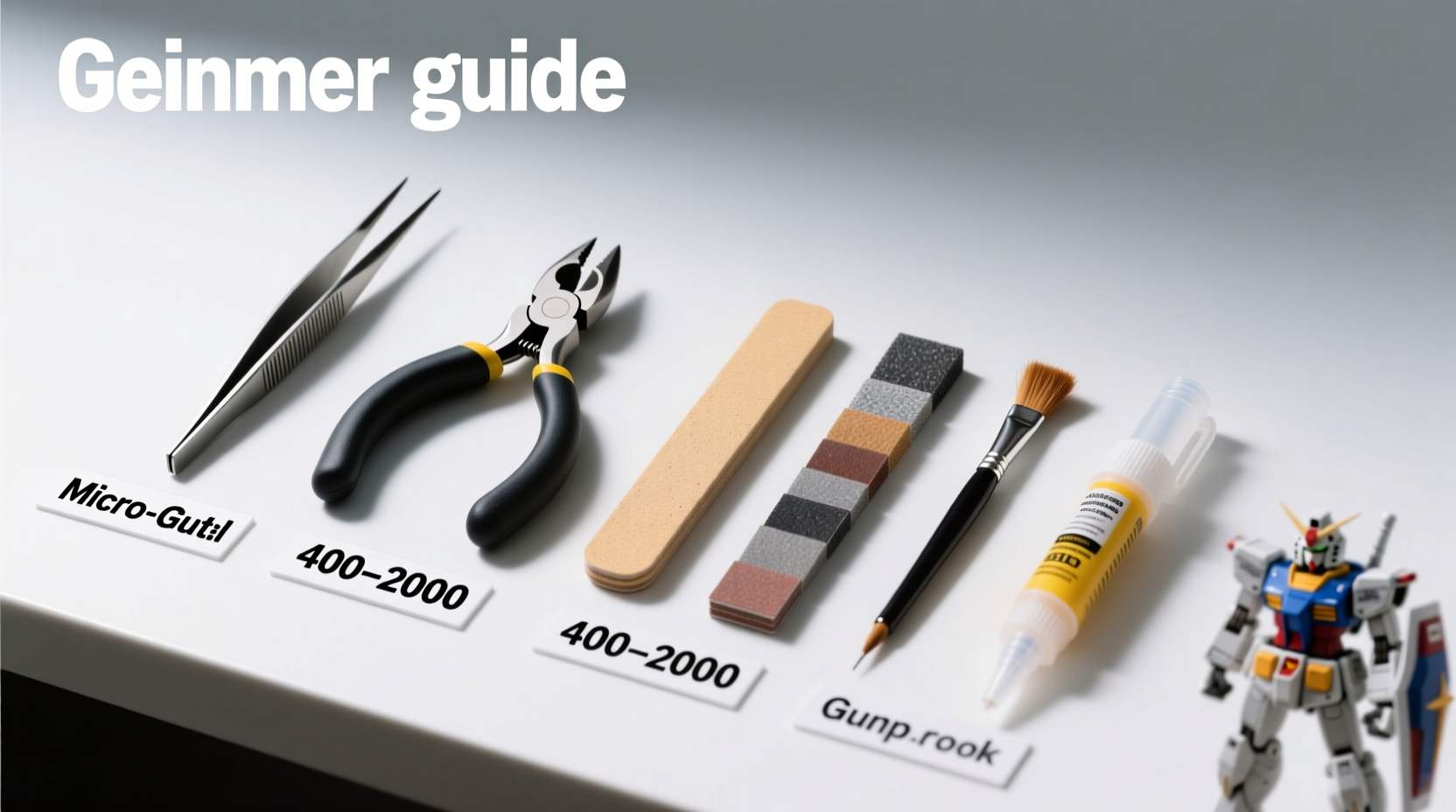 beginner guide to gunpla tools you actually need to start building gundams