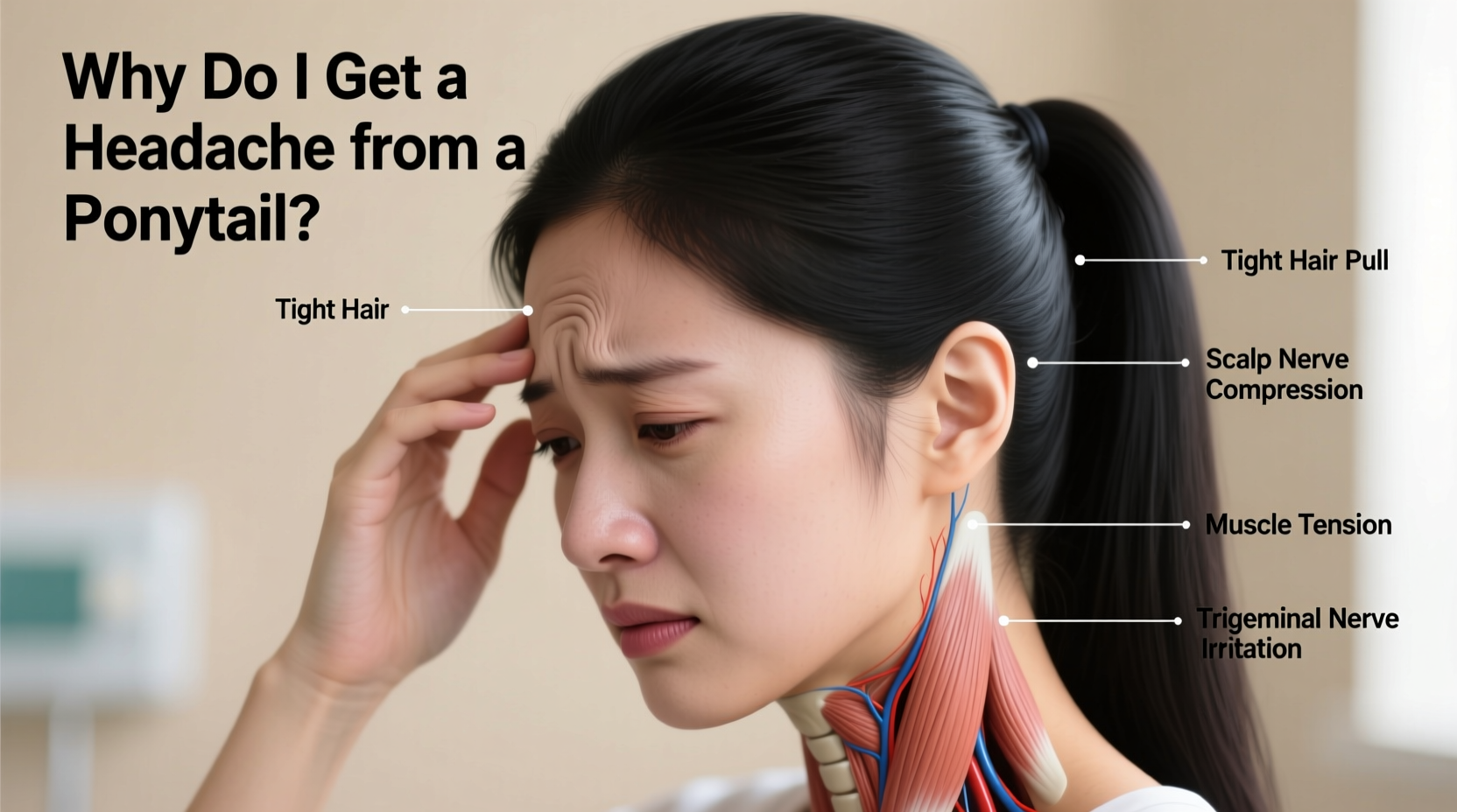 Why Do I Get A Headache When Wearing A Ponytail Causes And Prevention