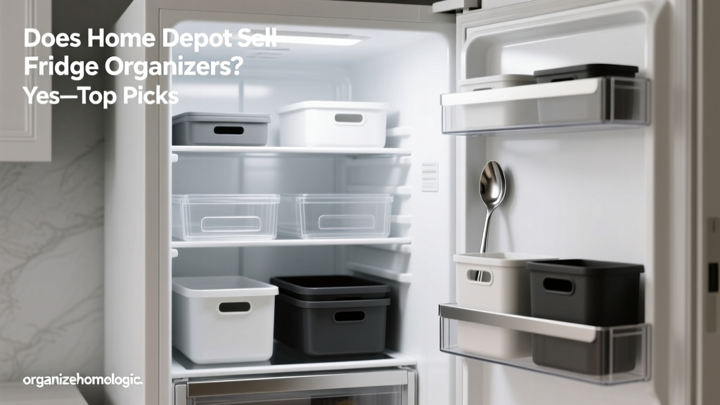 Does Home Depot Sell Fridge Organizers? Yes—Top Picks